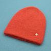 Angora Rabbit Fur Winter Woman Hat Cashmere Skullies Beanies Soft Solid Warm Fluffy Thick Sequins Knitted Hat Gift Wholesale