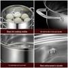 Sule 304 Stainless Steel 28CM 3-Tier Steamer Pot