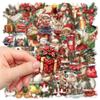 50Pcs/Set Retro ChristmasPET Stickers Waterproof DIY Fashion Doodle Decals Stickers