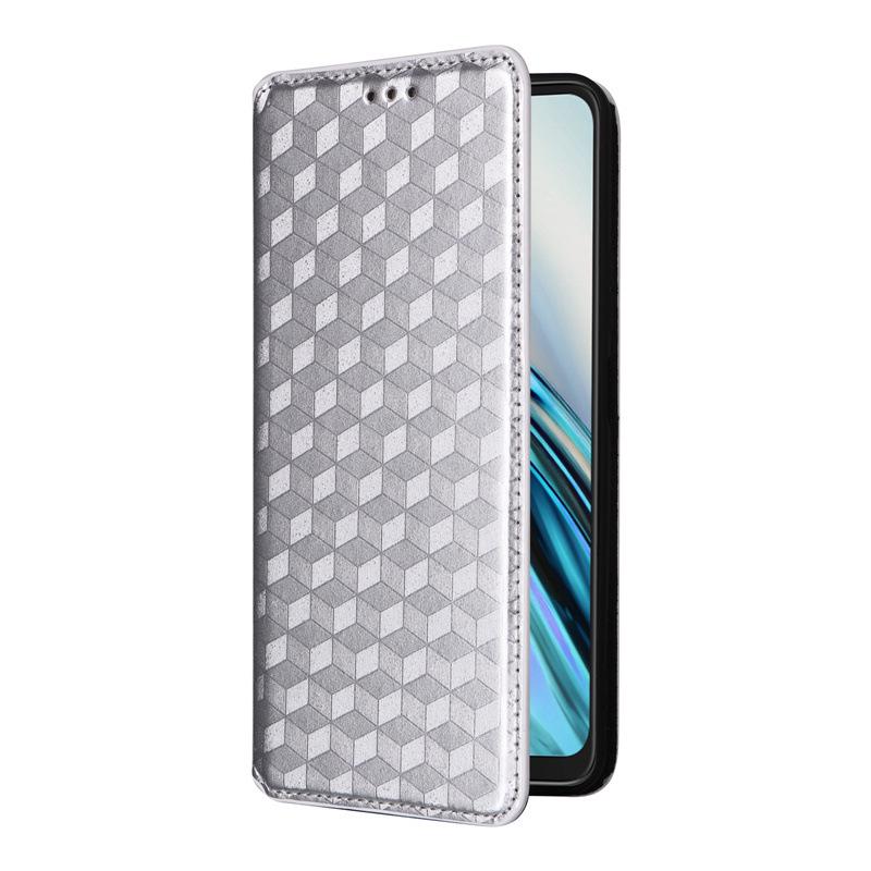 BLU View 5 Leather Phone Case with Card Slot and Magnetic Protective Cover