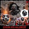 Self Adhesive Wall Sticker Visual Torn Wall Effect Halloween Decoration for Bedroom Dormitory Party Room Decoration Peel and Stick