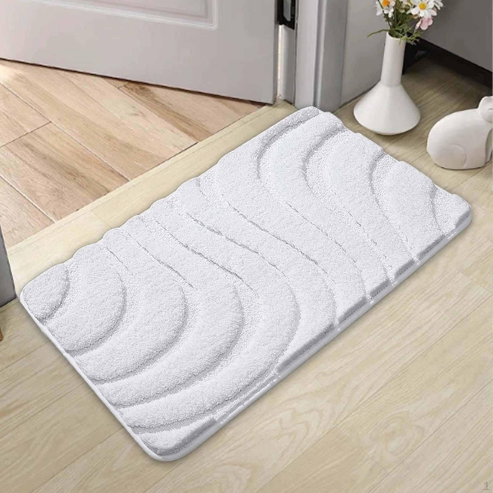 

Набор ковриков для ванной комнаты для стильного домашнего декора 40cmx60cm белый