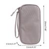 Storage Bag Carrying Box for Case Organizer Cover Pouch Shockproof Travel for Case for Power Bank Earphone USB Data Cabl