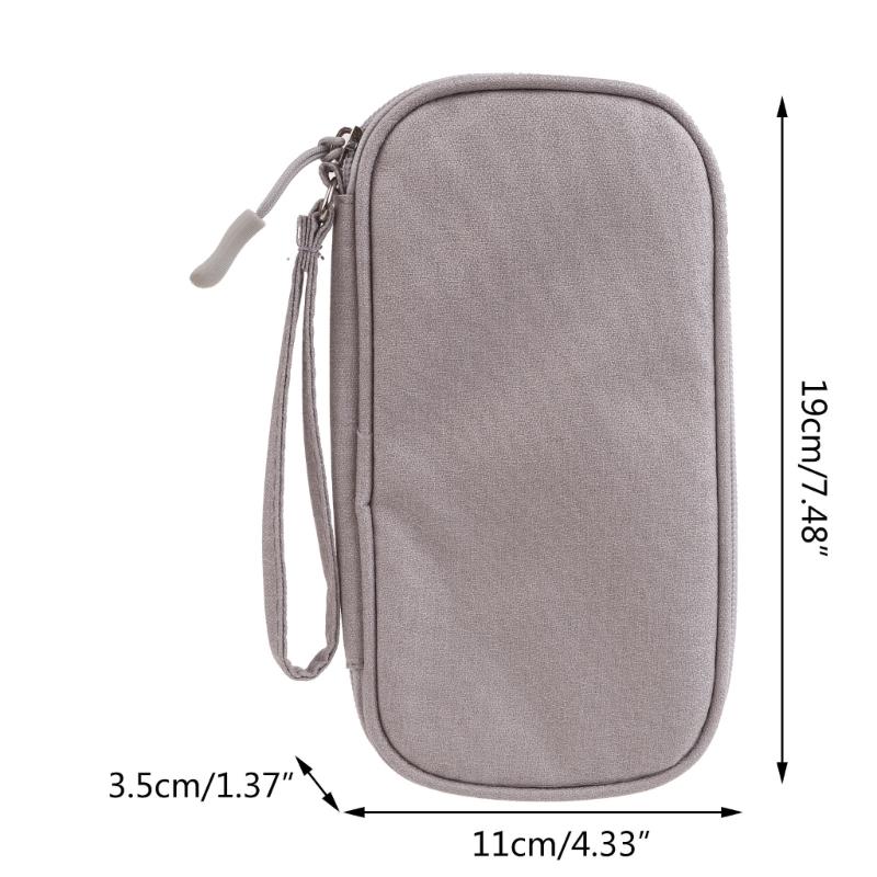 Storage Bag Carrying Box for Case Organizer Cover Pouch Shockproof Travel for Case for Power Bank Earphone USB Data Cabl