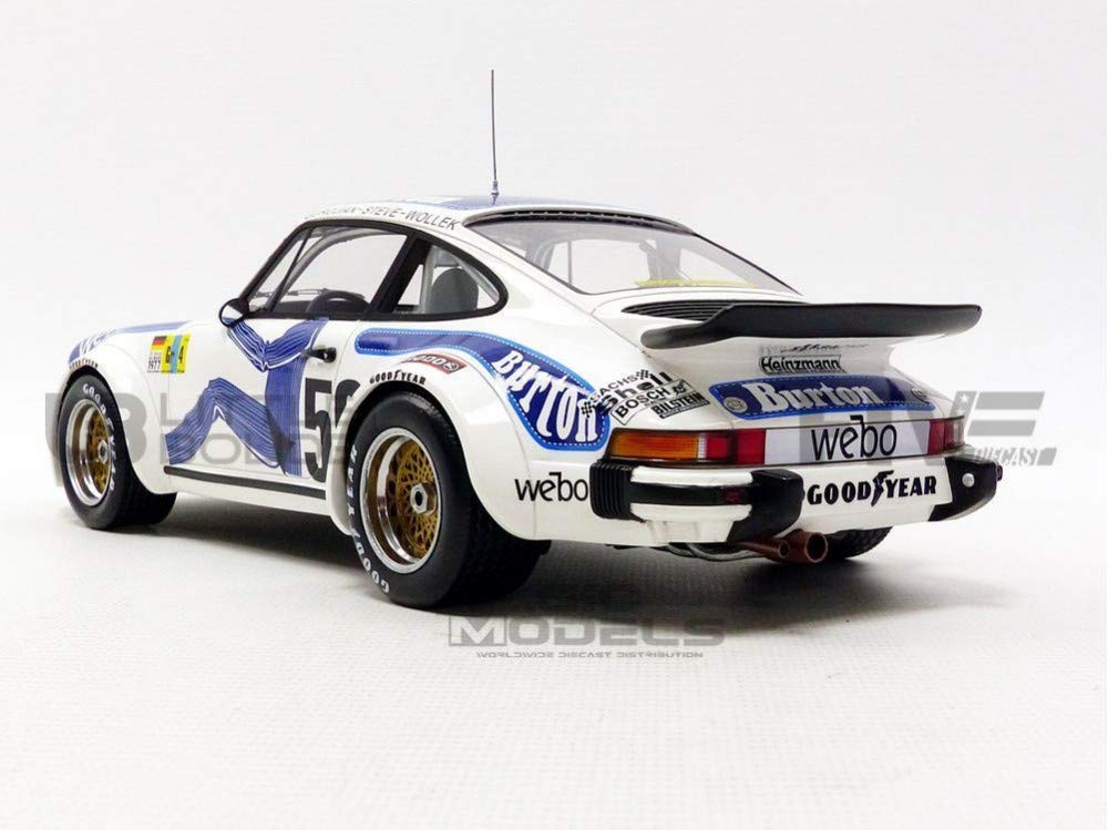TOPSPEED Scale Porsche 934 1977 Le Mans 24 Hours 1/18 #58