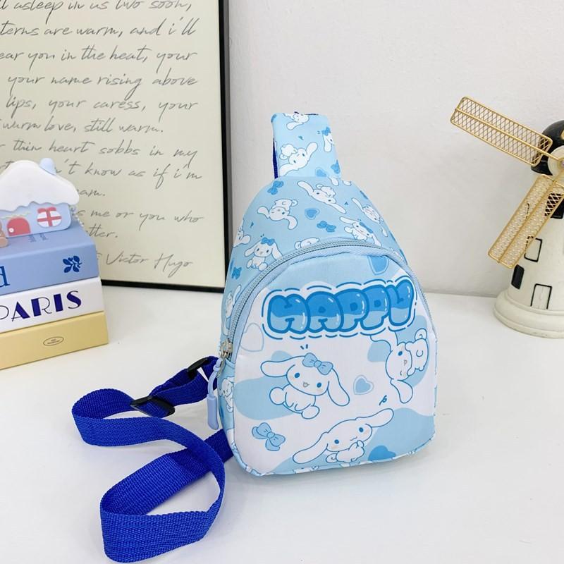 Cinnamoroll Kids Chest Bag With Cartoon Print For Daily Use And Toddler Fashion