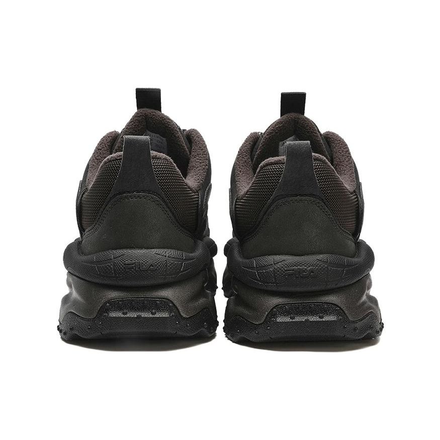 Fila Fusion Fabric Synthetic Leather Versatile Comfortable Shock Absorbing Wear Resistant Breathable Low Top Casual Shoes Men Sneaker T12M341113FBB