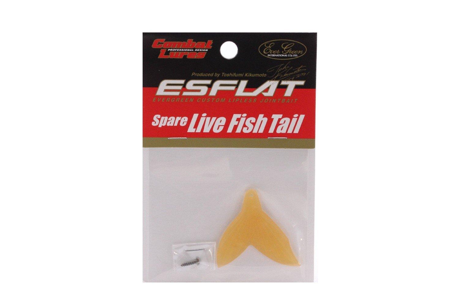 EVERGREEN Spare Live Fishtail Yellow S-Flat
