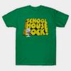 Asiatische Größe Baumwolle Unisex T-Shirt Druck T-Shirt Distressed Schoolhouse Rock T-Shirt No-Cut Print Reguläre Passform