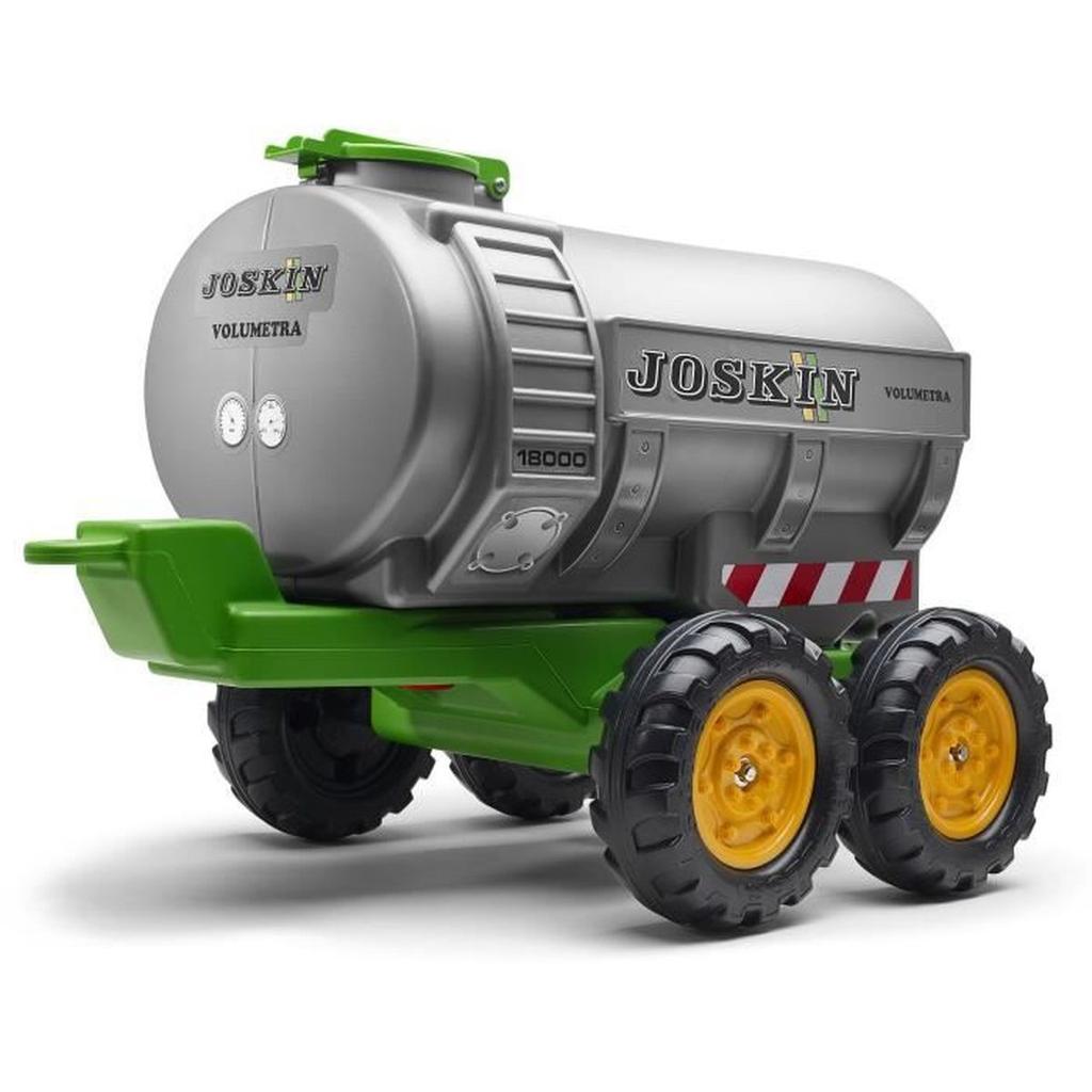 Remorque Citerne Joskin - FALK - Capacité 30L - Gris - Adaptable avec les tracteurs FALK 3-7 ans - 100% Fabriqué en France