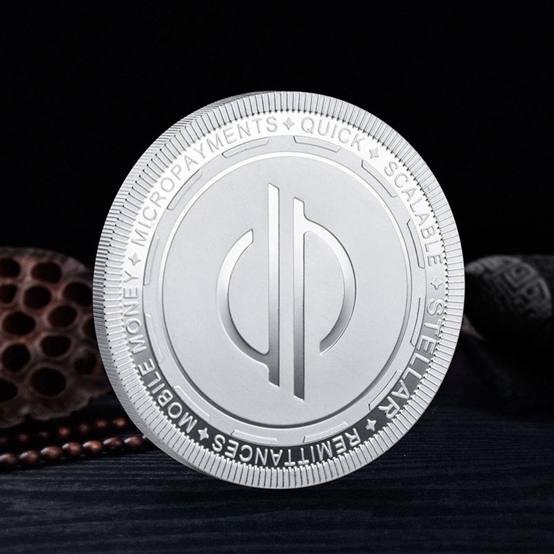 1pc Creative Digital Cryptocurrency Commemorative Coin Crypto Steem Stellar Metal Collectible Coins