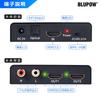 BLUPOW 4K30Hz HDMI Splitter 1 Input 2 Output Audio Splitter Audio HDMI Digital Audio Splitter Sound Splitter HDMI Splitter Audio Separation