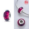Authentic Certified Pink Glass Bead Blue Romantic Bead Charms Compatible With Bracelets Charm Bead Charms Copper Women Diy Jewellery Making