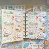Cute Fluffy Hamster Cartoon Animal Stickers for DIY Journals & Diaries