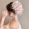 Hair Claw Furry Tassel Design Large Shark Clip Back Head Shimmer Texture Hair Clip Stable Hold Hair Accessories