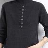 Autumn and winter women's new warm half-high collar base shirt, mother's wear, knitted thick sweater