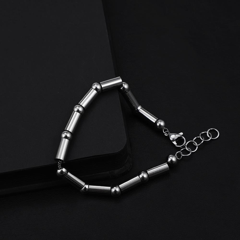 Niche Dark Titanium Steel Hip Hop Necklace - Unisex Trendy Fashion Chain for Sweatshirts