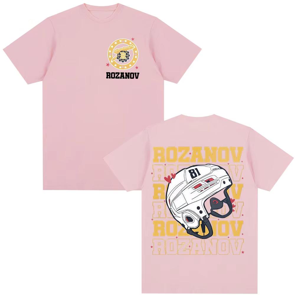 hit TV series Heated Rivalry Ilya Rozanov 81 graphics Tshirt Fashion Short Sleeves Mens Women Cotton Oversized shirt Streetwear