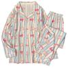 Polyamide Striped Pig Pajamas Women'S Spring And Autumn Cloud Cotton Long Sleeve Sweet Girl Loungewear
