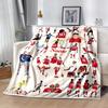 Coperta con Stemma del Football Club Arsenal Testo Personalizzabile Coperta Accogliente Personalizzata Morbida Calda Accogliente Perfetta per Ufficio Picnic Riposo Biancheria da Letto per Tutte le Occasioni