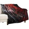 Copper Ridge - Acrylic Pour Fluid Art Throw Blanket Decorative Throw Winter Beds Cute Plaid Stuffeds Single Sofa Quilt Blankets