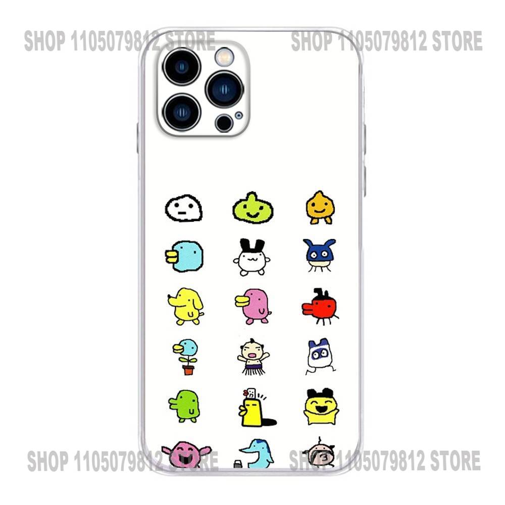 Game T-Tamagotchi K-Kuchipatchi Phone Case For iPhone 17 16,15,14,13,12,11 Plus,Pro,Max,XR,Plus,E,Mini Transparent Soft Cover