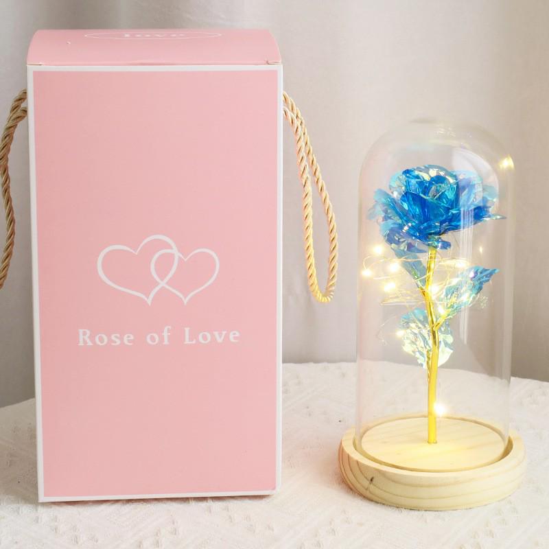 Cadeau de Saint-Valentin: Veilleuse Tulipe Faite à la Main Rubik's Cube - Parfait pour l'Anniversaire de la Petite Amie