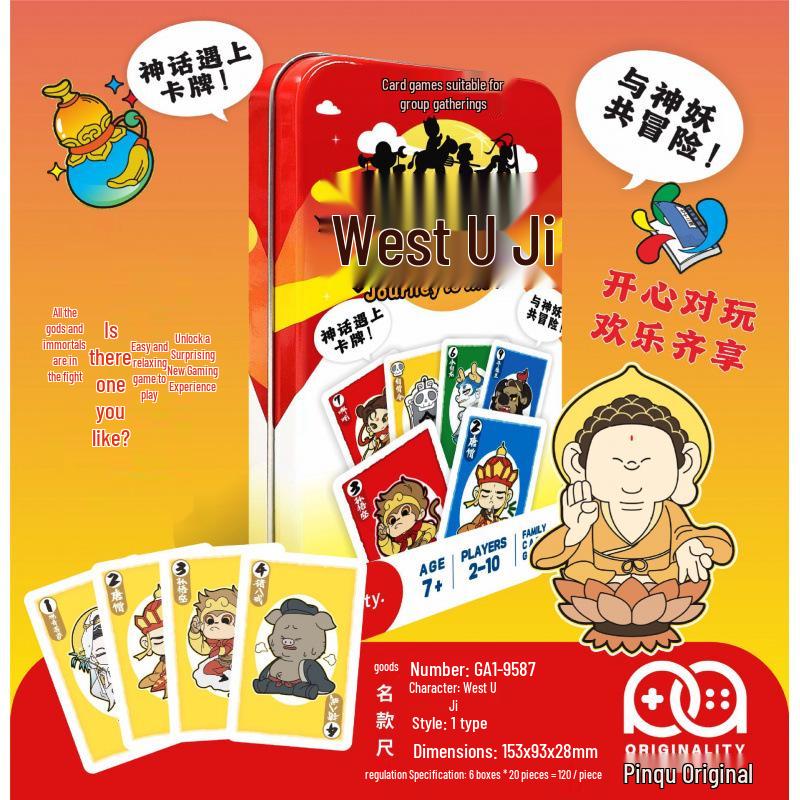 Journey to the West Edition Party Game: You Nuo Multiplayer Card Game for 2-10 Players - Iron Box