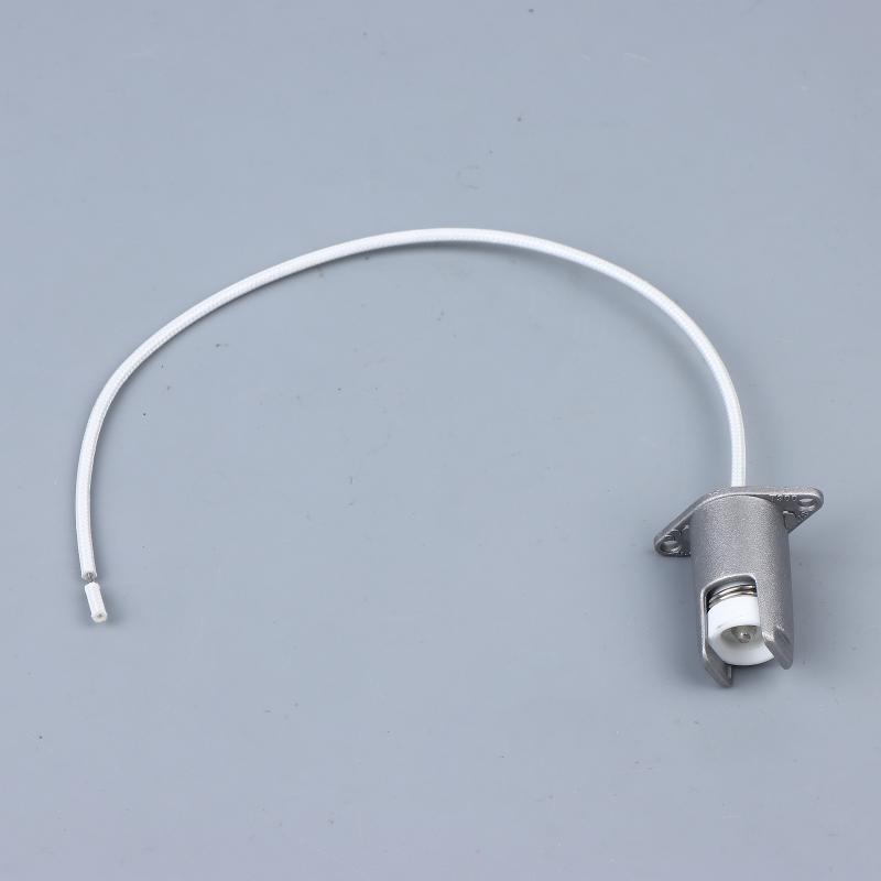 Metal Chandelier Lamp Holder Aging Metal Fittings R7S Lamp Holder Lamp Holder Iodine Tungsten Lamp Top Ceramic Lamp Holder