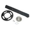 420 Chain 155mm 37T Rear 420 17T Front Sprocket Universal for 50cc To 125cc Dirt Mini Bikes ATV Go Kart