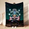 Legend Fourth Hokage Cartoon Anime Blanket Skinfriendly Soft Fleece Blanket For Living Room Bedroom Gaming Room Home Party Decor Memorial Gift