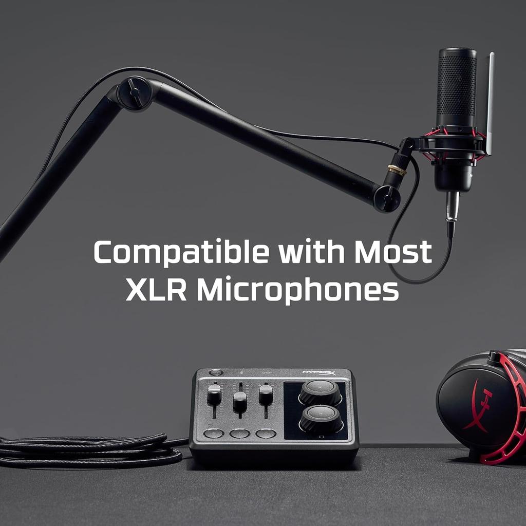 HyperX Audio Mixer Audio Audio USB 73C12AA Interface, 3-Channel Input, Connection, Streaming, [Used]