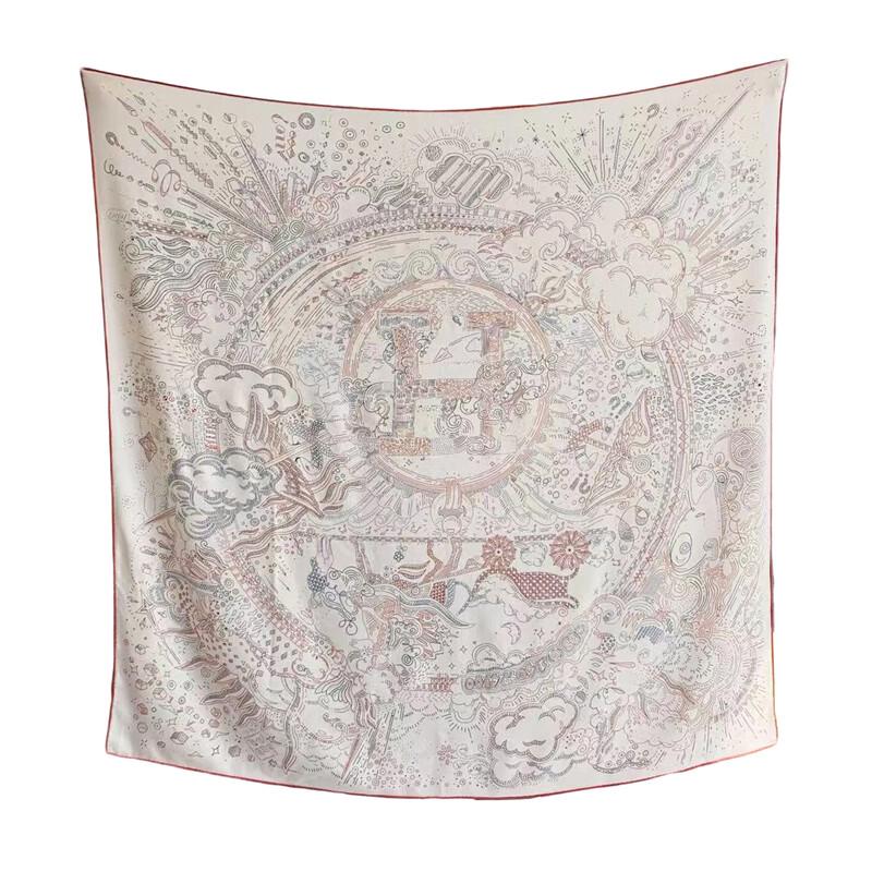 NINA SOLOR Wool Blend Square Scarf & Shawl