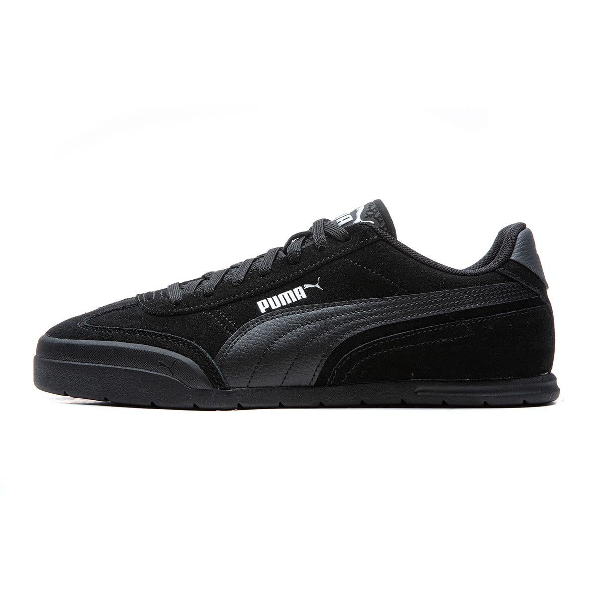 PUMA Super Turino SD Black Silver Men s 402614-03 EU 39