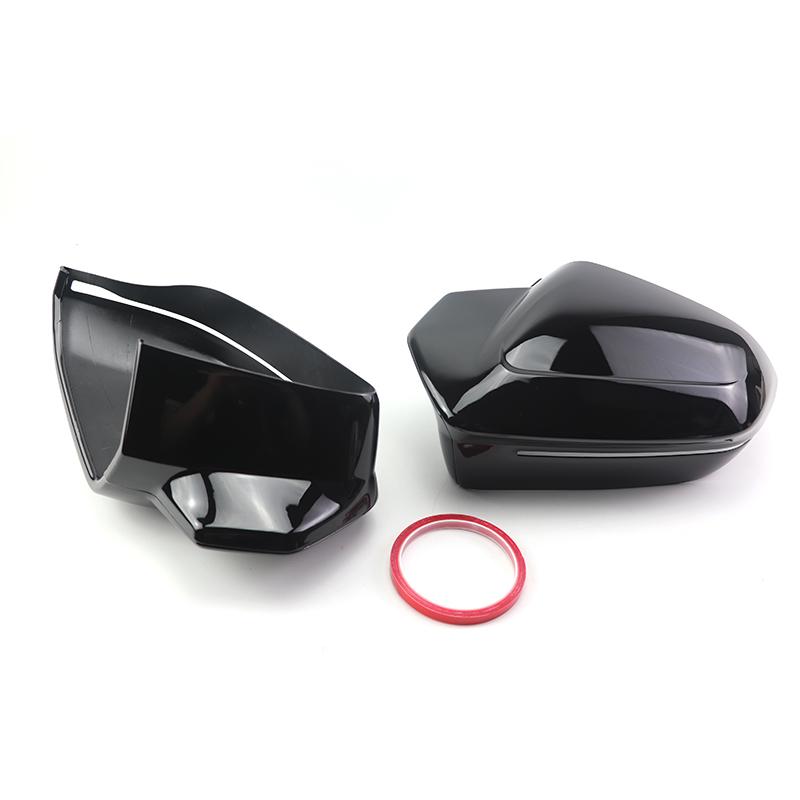 For BMW 5 7 Series I5 I7 G60 G61 G70 2025-2026 Mirror Cap Sticker Bright Black Rearview Mirror Cover Wing Side Rear View  LHD