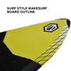 Astron COMET EVO Wakesurfing Surfboard Black AW-203