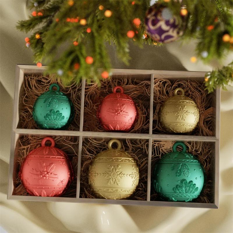 Christmas Bauble Light Candle Jar Silicone Concrete Molds with Lids Round Ball Candle Vessel Jesmonite Molds