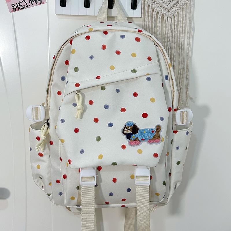 School bag junior high school girls large capacity high value niche backpack female middle school students high school students lightweight backpack
