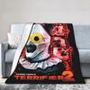 Terrifier Horror Film Blankets Quality Warm Bedding Throws Winter Kids Home Decor Street Trend Bedspread