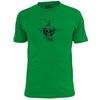 Herren Fischer auf Schädel Angeln T-Shirt Angelrute