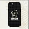 N-Nash Fishing Coole Handyhülle Für iPhone 16,15,14,13,12,11,Pro,X,XS,Max,XR,Plus,Mini Weiche Schwarze Hülle