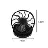 Clip On Cap Fan Solar Powered Fan Cooling Fan Hands Free Personal Fan Portable Fan for Outdoor Camping Sports Travel Hiking Neck