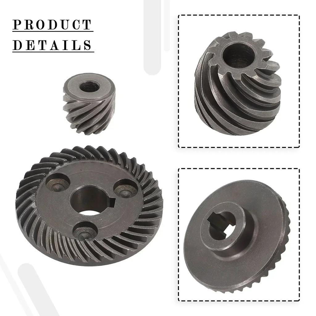 Heavy Duty Spiral Bevel Gear Kit for 9553Nb 9554Nb 9555Nb 9557Nb 9557Pb 9558Pb 9553Hn 9555Hn Compact Size 12x12x1 5cm
