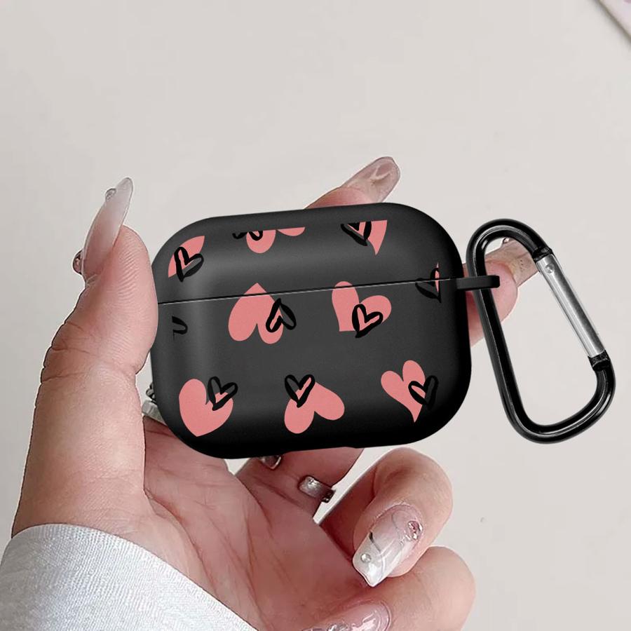 Cute INS Pink Love Heart Case For Airpods Pro3 4 Pro 1 3 Pro2 2 Earphone Cases Cover