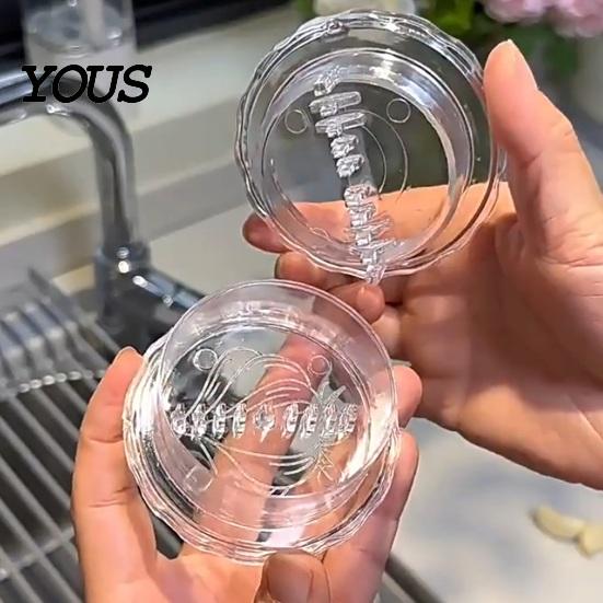 Transparent Garlic Masher Manual Twister, Multifunctional Mincer, Easy Rotation And Cleaning Portable Sauce Preparation Tool Chopper, Kitchen