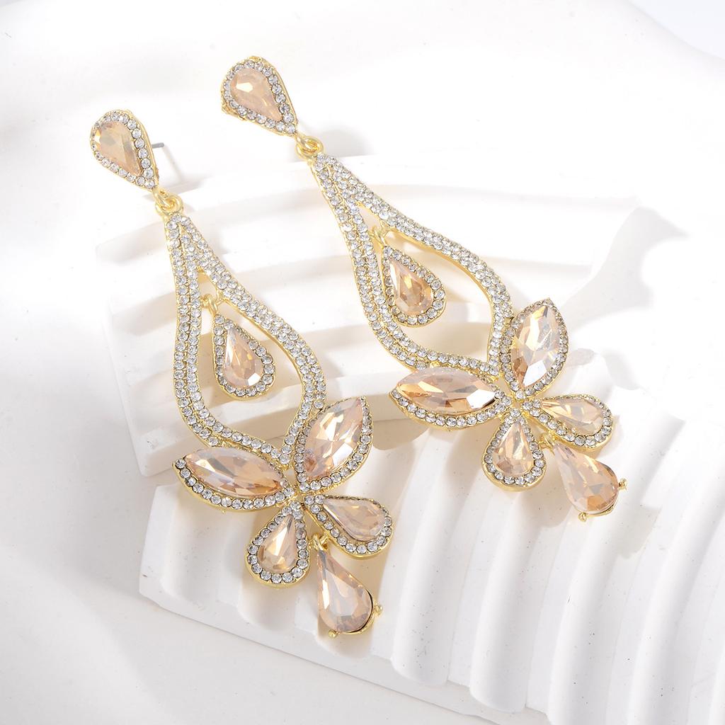 Earrings for Women Classic Water Drop Earrings Accessible Luxury Dinner Style Jewelry Exaggerated Tassel Earrings