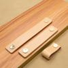 Brown-Black Leather Handle for Suitcases, Bags, Drawers, and Cabinets