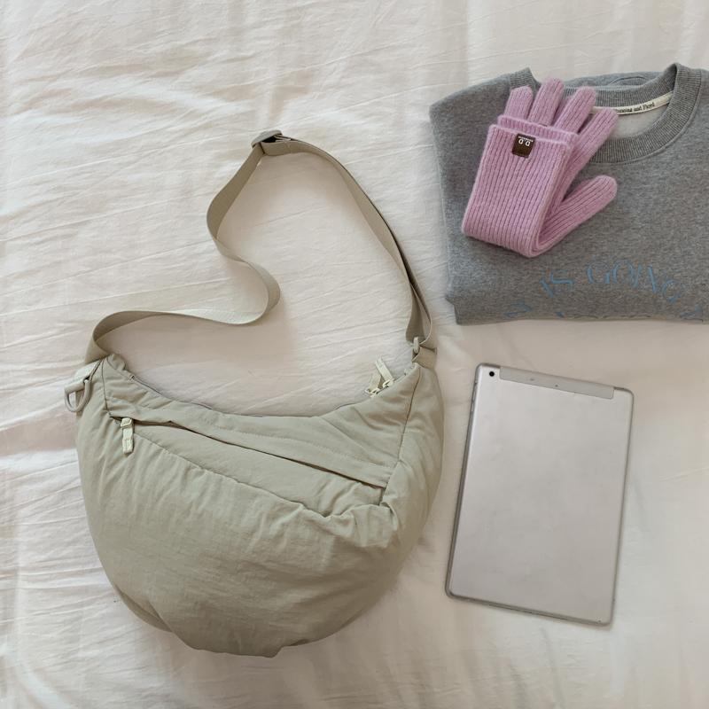 Large Capacity Women's Hobo Bag Solid Color Shoulder Bag Crossbody Bag