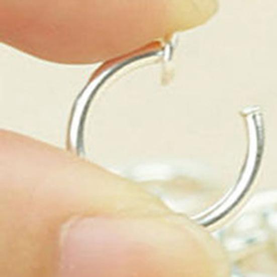 8 Pezzi Anello Naso Delicato sulla Pelle Senza Piercing Anello Naso in Metallo Cerchio per Uomini