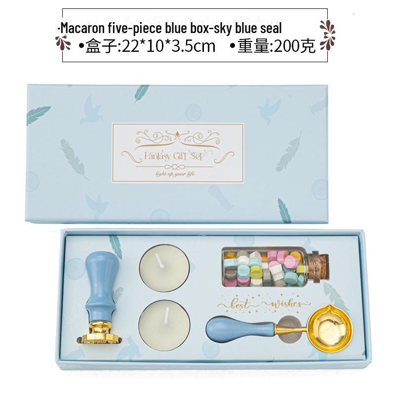 Creative Retro Multi-Color Wax Pellets Gift Box for Sealing Envelopes